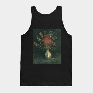 Vase with flowers by van Gogh Tank Top